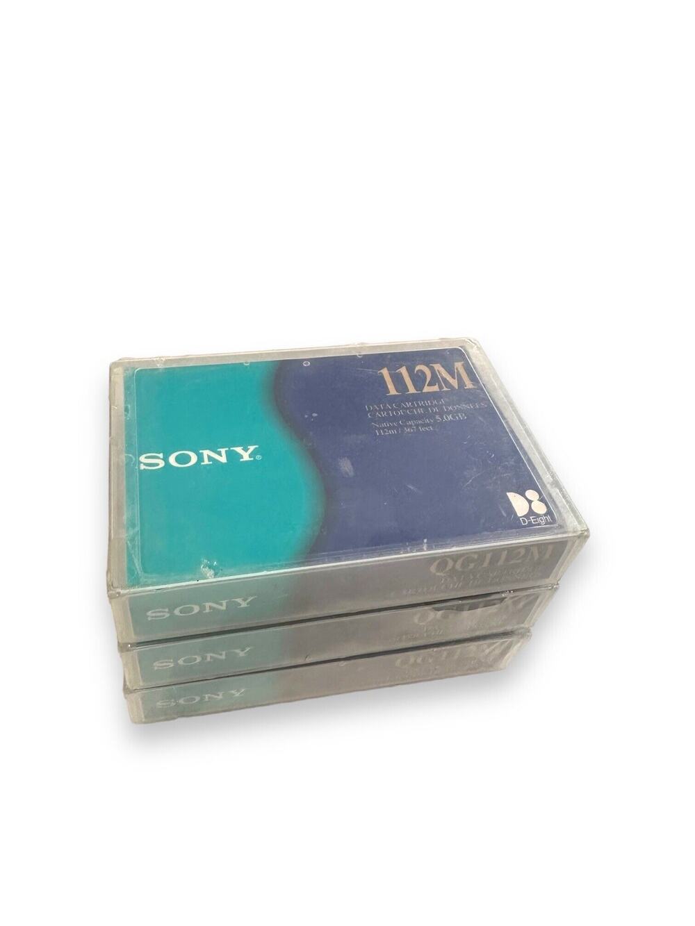 SONY Data Tape Cartridges QG112M 5.0GB 112M New Factory Sealed Lot of 3